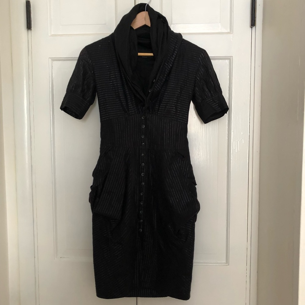 All Saints Button Up Cotton Dress